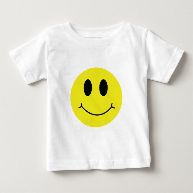 Camiseta De Bebé Grinning Face Classic (Anverso)