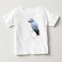 Gris africano en su bolsillo