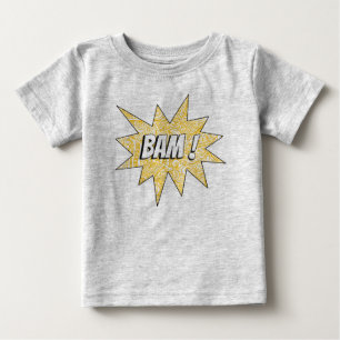 Camiseta De Bebé ¡Gris BAM! Tee