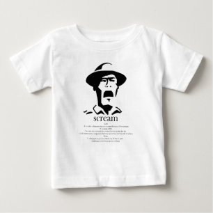 Camiseta De Bebé gritando a un hombre con definición