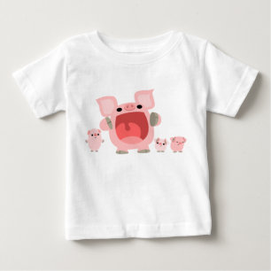 Camiseta De Bebé Gritando Personalizado Cerdos Camiseta para bebé
