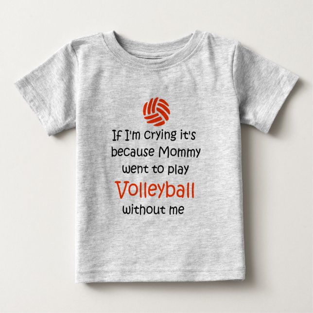 Camiseta De Bebé Grito de VolleyChick VolleyBaby (Anverso)