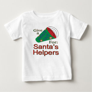 Camiseta De Bebé Gritos a los ayudantes de Santa Claus