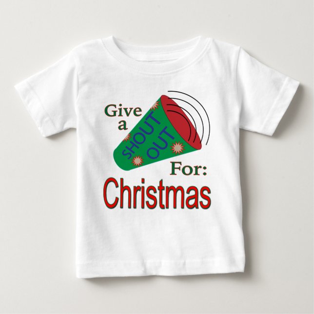 Camiseta De Bebé Gritos para Navidades (Anverso)