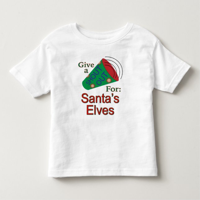 Camiseta De Bebé Gritos por los elfos de Santa María (Anverso)