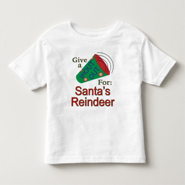 Camiseta De Bebé Gritos por los renos de Santa María (Anverso)