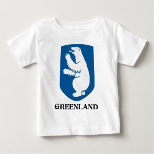 Camiseta De Bebé GROENLANDIA - emblema/símbolo/escudo de