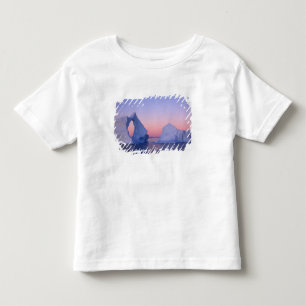 Camiseta De Bebé Groenlandia, iceberg al atardecer.