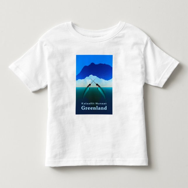 Camiseta De Bebé Groenlandia - Narwhal (Anverso)