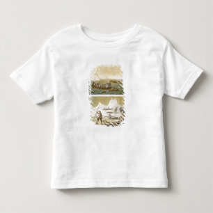 Camiseta De Bebé Groenlandia: Pesca de la ballena y caza de focas,