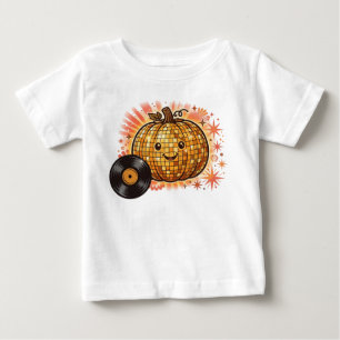 Camiseta de bebé Groovy Disco Calabaza Retro Hallo