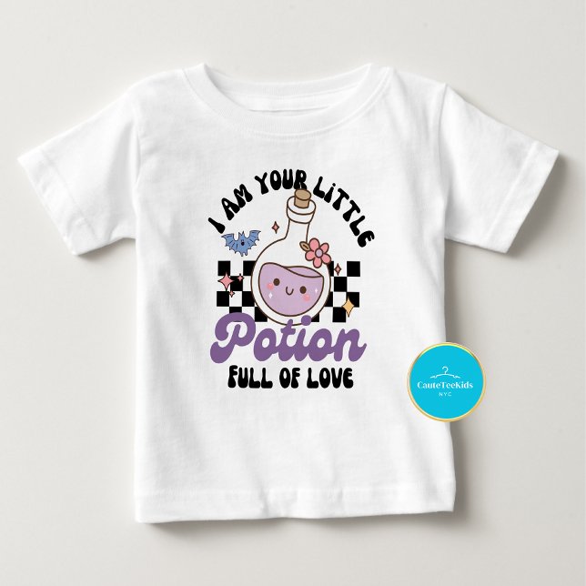 Camiseta De Bebé Groovy Halloween Love Potion (Baby)