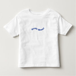 Camiseta De Bebé Grote Broer Nieuwe Baby Quote Peuter T-Shirt