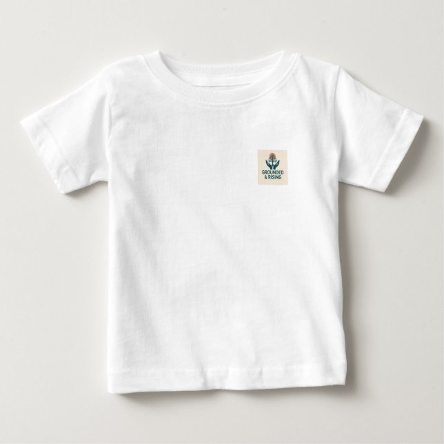 Camiseta De Bebé Grounded & Rising T-Shirt (Anverso)