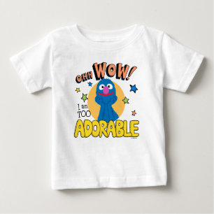 Camiseta De Bebé Grover   Soy Demasiado Adorable