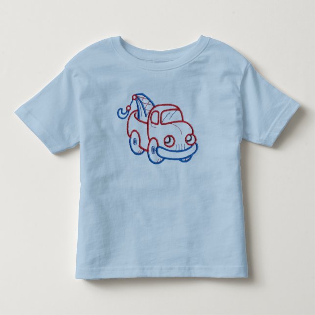 Camiseta De Bebé Grúa feliz (Anverso)
