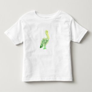 Camiseta De Bebé Grúa tropical