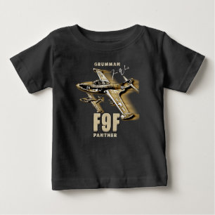 Camiseta De Bebé Grumman F9F Panther Carrier Fighter