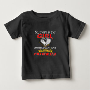 Camiseta De Bebé Grumpa Lover  A esta chica le gusta el abuelo