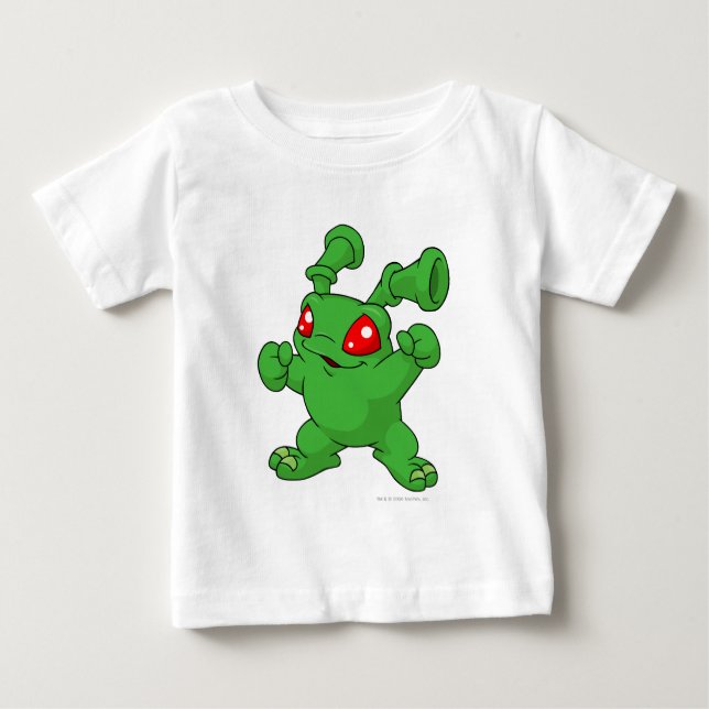Camiseta De Bebé Grundo Green (Anverso)
