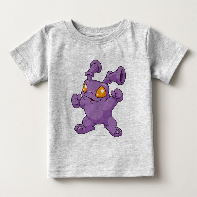 Camiseta De Bebé Grundo Purple (Anverso)
