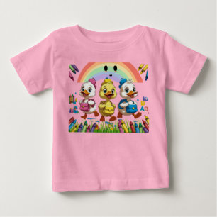 Camiseta De Bebé "¡Gruñendo en el jardín de infantes!" – Diseño de