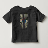 Grunge coreano de la bandera americana