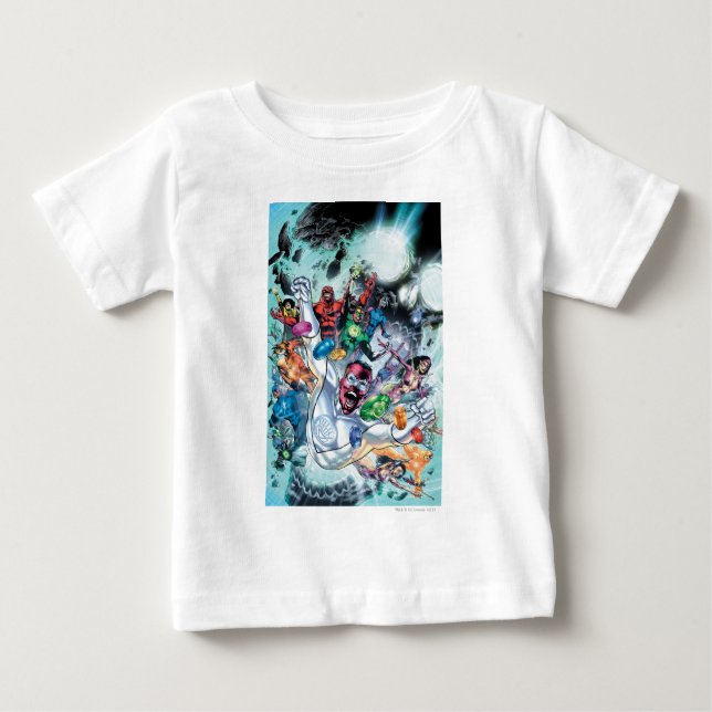 Camiseta De Bebé Grupo corp con anillos (Anverso)