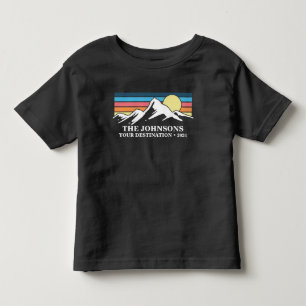 Camiseta De Bebé Grupo de campamento de vacaciones familiares coinc