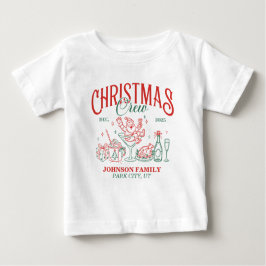 Camiseta De Bebé Grupo de familia coincidente de equipos de Navidad