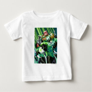 Camiseta De Bebé Grupo de Faroles Verdes