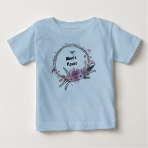 Camiseta De Bebé Grupo de flores
