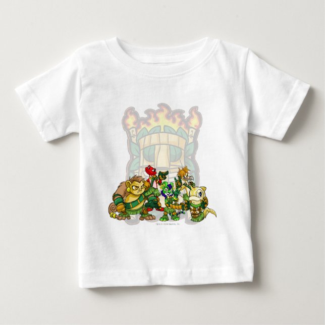 Camiseta De Bebé Grupo de islas del misterio del equipo (Anverso)