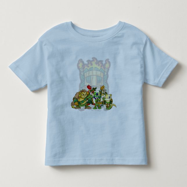 Camiseta De Bebé Grupo de islas del misterio del equipo (Anverso)