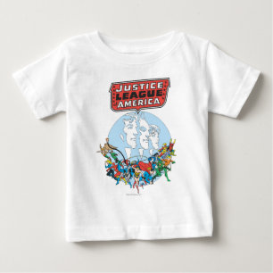 Camiseta De Bebé Grupo de la Liga de la Justicia
