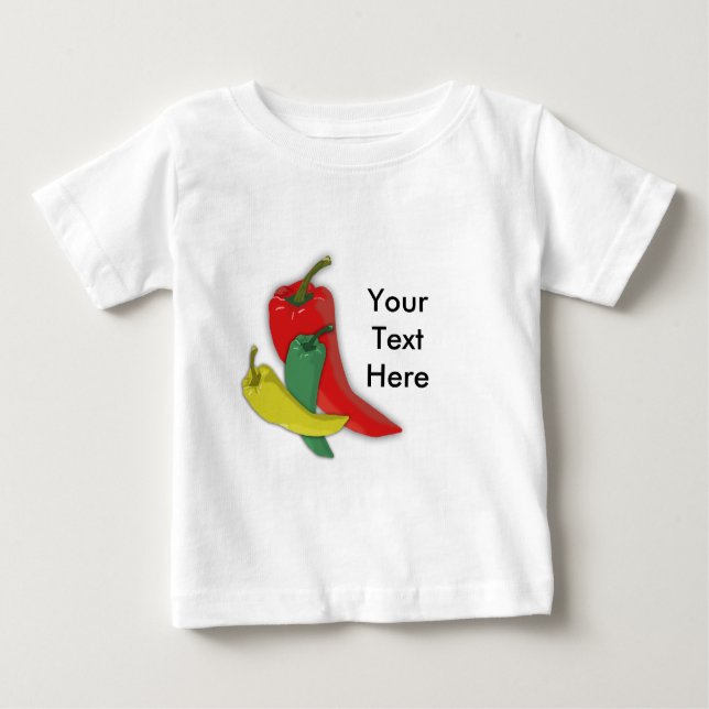 Camiseta De Bebé Grupo de la pimienta de chile (Anverso)