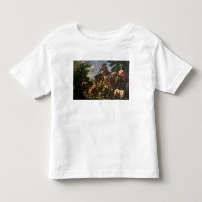 Camiseta De Bebé Grupo de pastores con un caballo (Anverso)