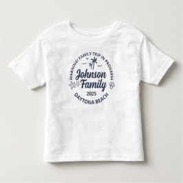 Camiseta De Bebé Grupo de vacaciones de la familia personalizado