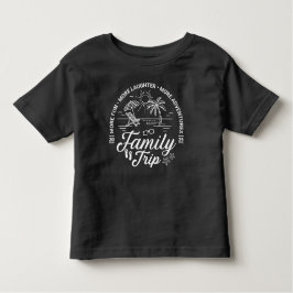 Camiseta De Bebé Grupo de Viaje Familiar personalizado con vacacion