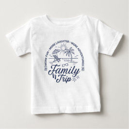 Camiseta De Bebé Grupo de Viaje Familiar personalizado con vacacion