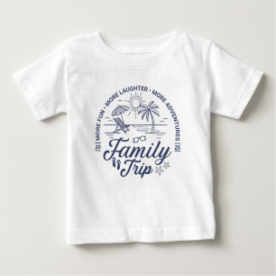 Camiseta De Bebé Grupo de Viaje Familiar personalizado con vacacion