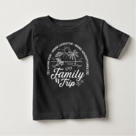 Camiseta De Bebé Grupo de Viaje Familiar personalizado con vacacion