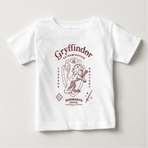 Camiseta De Bebé GRYFFINDOR™ Determinación Coraje Valentía Escudo