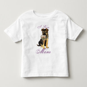 Camiseta De Bebé GSD Heart Mom