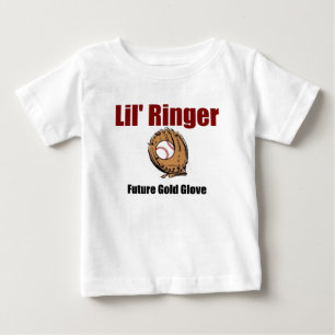 Camiseta De Bebé GUANTE FUTURO del ORO del campanero de Lil