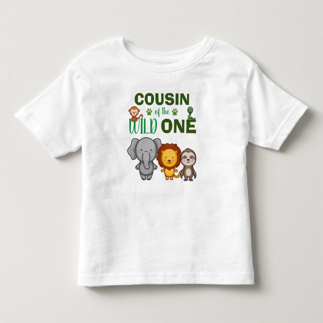 Camiseta De Bebé Guapa salvaje de una jungla Safari Zoológico de Pr (Anverso)