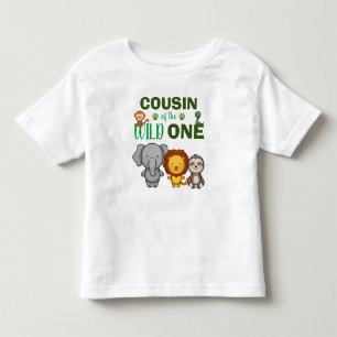 Camiseta De Bebé Guapa salvaje jungla Safari Zoológico de Primos A