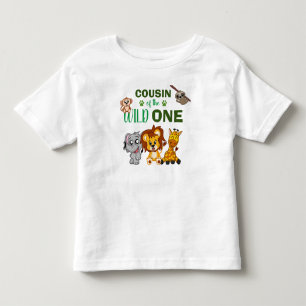 Camiseta De Bebé Guapa salvaje jungla Safari Zoológico de Primos A