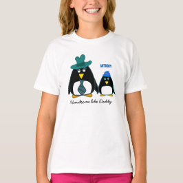 Camiseta De Bebé Guapo como papá. Pingüino dulce