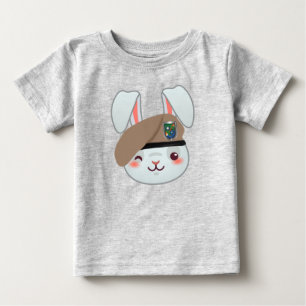 Camiseta De Bebé Guardabosques Bebé Conejo
